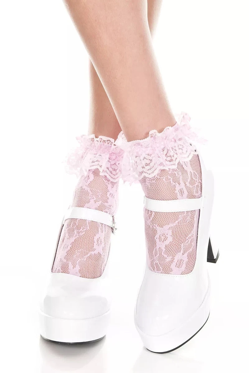 Buono Regalo Calze Neonato 4 Paia Brubaker - Design Rosa Per Femminucce 0-12 Mesi Calzini Cotone Morbido - Foto 5