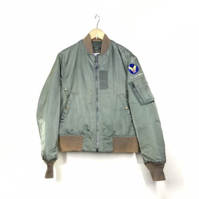 Vintage I Spiewak And Sons Us Air Force Ma 1 Bomber Jacket Size 40 Ebay
