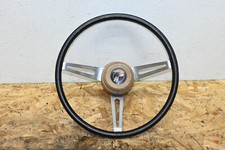 1969-1975 Chevy Corvette C3 3 Spoke Leather Steering Wheel Assembly Black Oem 7k