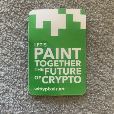 ETH Denver 2023 Crypto Sticker    Let s Paint the Future  PC/Laptop Decal