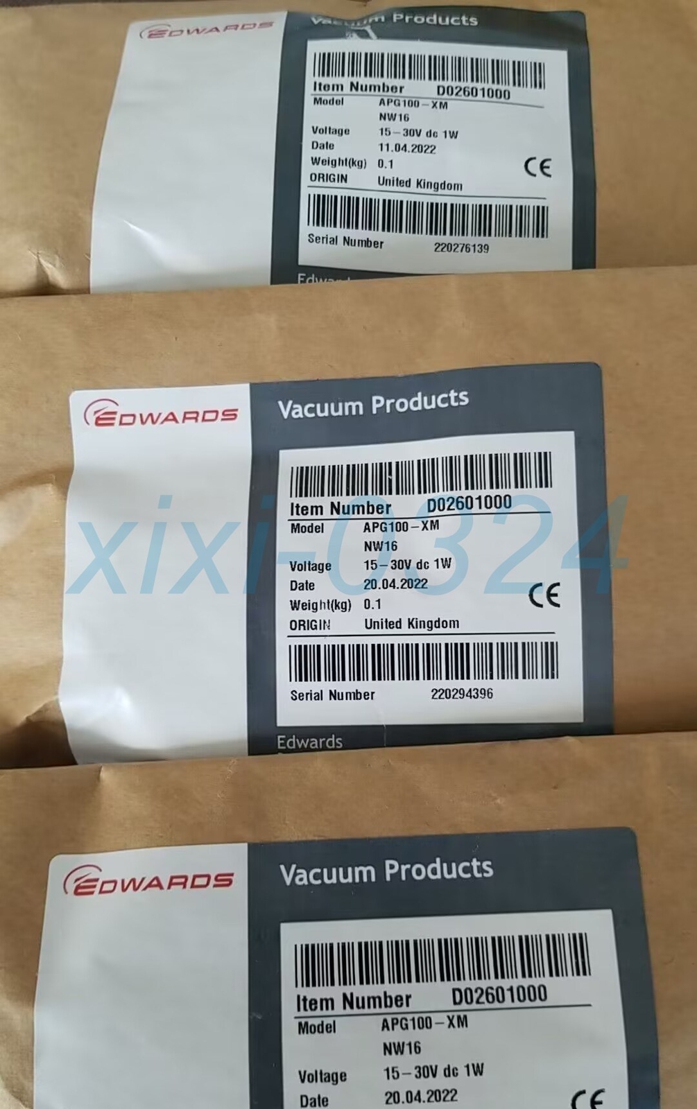 1pcs NEW Edwards D02601000 APG100-XM vacuum gauge DHL shipping