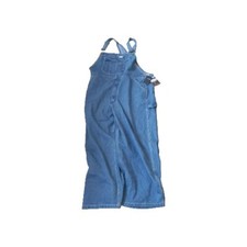 HISEA Men Denim Bib Overall Regular Fit Workwear Dungarees Trousers 48W/28L