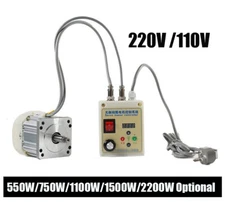 Servo Motor & Controller Driver 200 ~ 6500 RPM Face Mount 750W by Fedex