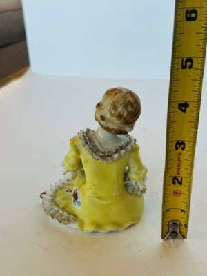 Orion Japan Antique Figurine Porcelain vtg Victorian art deco