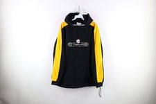Vintage Mens Large Faded Spell Out Pittsburgh Steelers Football Fleece Hoodie