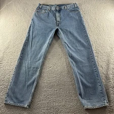 Vintage Levis Jeans Mens 40x32 Blue 505 Regular Fit Straight Leg Denim 90s 1999