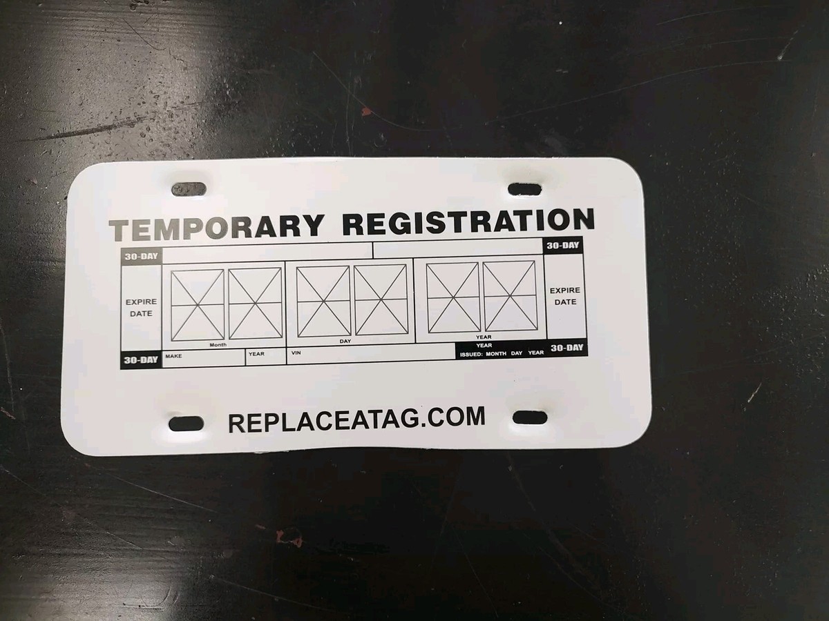 30 Day Dealer Temp Tags Dealership Temporary Tags From GPP