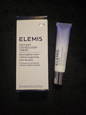 ELEMIS Peptide4 Eye Recovery Cream .5oz 15mL  Anti-aging 