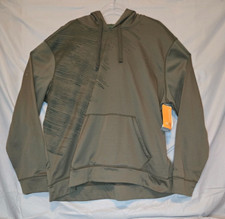 Champion Men's High Performance Pullover Long Sleeve Hoodie Olive Green Size 2XL