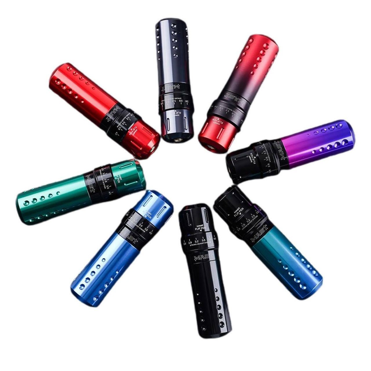 Mast Flip Rotary Tattoo Machine Pen Coreless Motor Supply 2.6-4.0mm Stroke