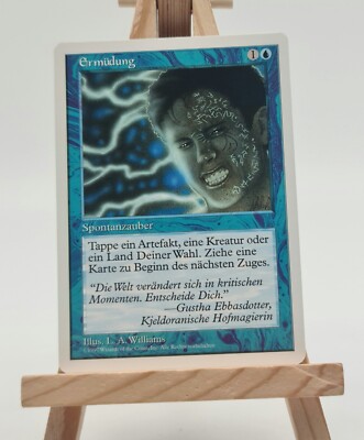Ermüdung 5. Edition (5ED) Magic Karte deutsch (Enervate)