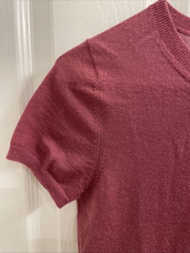 Suéter Banana Republic Top Mujer XS Manga Corta 100% Madera Merino - Imagen 3 de 9