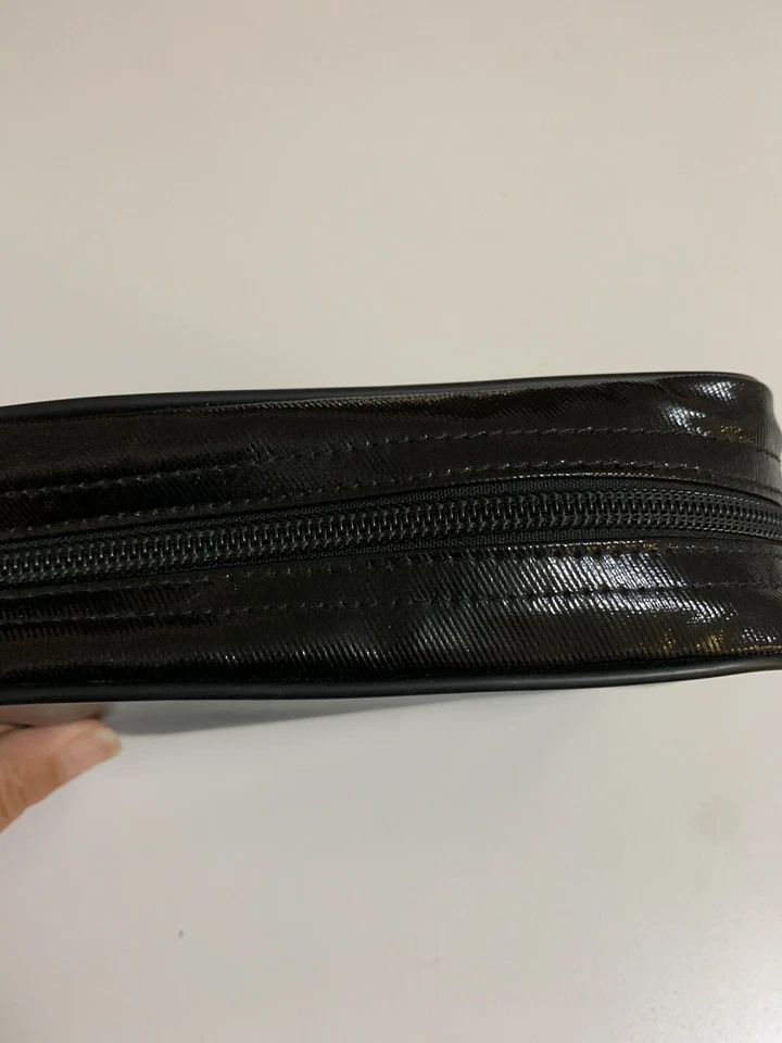 Gucci косметический макияж сумка мешок черный Dilux лакированная кожа Shinny - Изображение 4 из 4