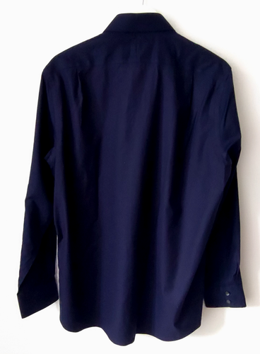 CHARLES TYRWHITT * NEW * SIZE 16"/34" NAVY SLIM FIT MENS COTTON SHIRT RRP £69.95 - Picture 14 of 14