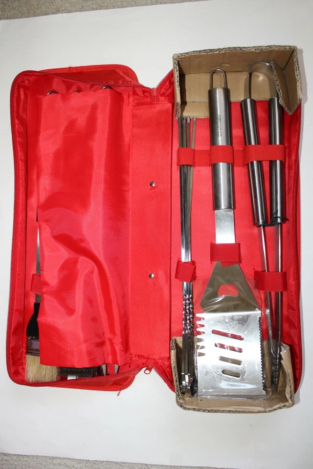 Chefmate 12 pc. Stainless Steel Barbecue Tool Set () - Image 3 of 4