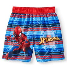 Marvel Spider-Man Swim Shorts Trunks Boy Size 5T