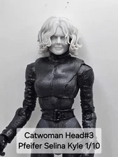3d Printed Bat Vigilante RETURNS CATWOMAN HEAD#3  1:10 7"   DC MULTIVERSE