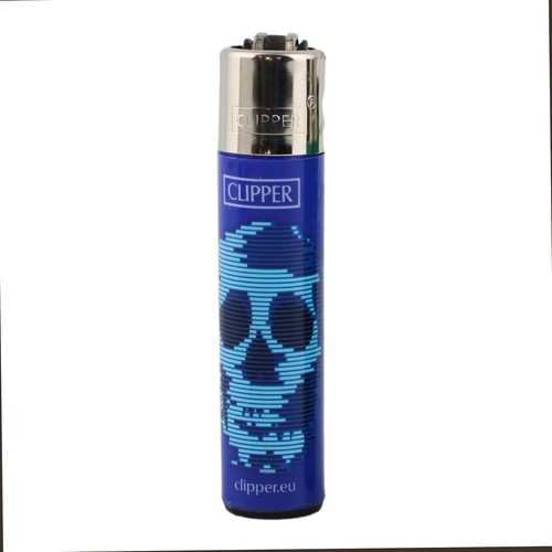 Clipper Feuerzeug Totenkopf Skull - Picture 2 of 5