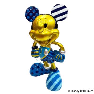 DISNEY×BRITTO Mickey Statue, limited edition of 2000 pieces worldwide ＜BLUE＞