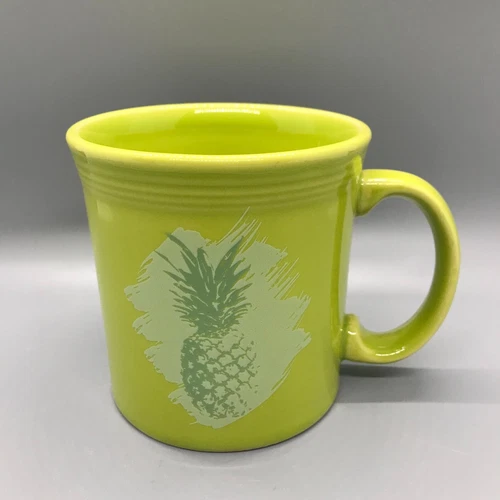 Fiesta Pineapple Java Mug in Lemongrass | Fiestaware Bealls 100th Anniversary