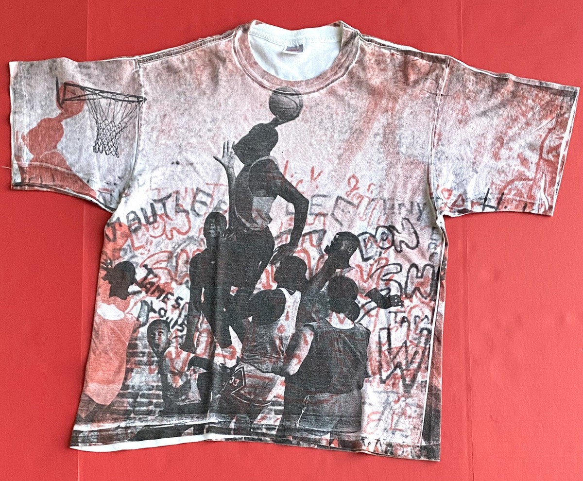 90s NIKE game T-shirt UK製 Nike Archives Official Reissue Retro 90's T-Shirt Mens Large