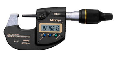 Mitutoyo 293-130-20 Sub-Micron Digimatic Micrometer, 0-1''/0-25mm .000005''