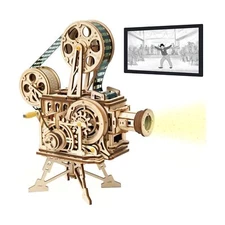 ROKR 3D Wooden Puzzles Vitascope for Adults - Model Building Kits Mechanical ...