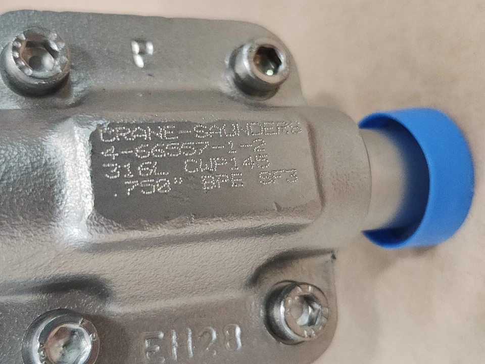 *NUEVO* Grúa Saunders 4-66557-1-2 EC Pistón Actuador 3/4" 316L CWP145 + ¡Garantía! Foto 4 de 4