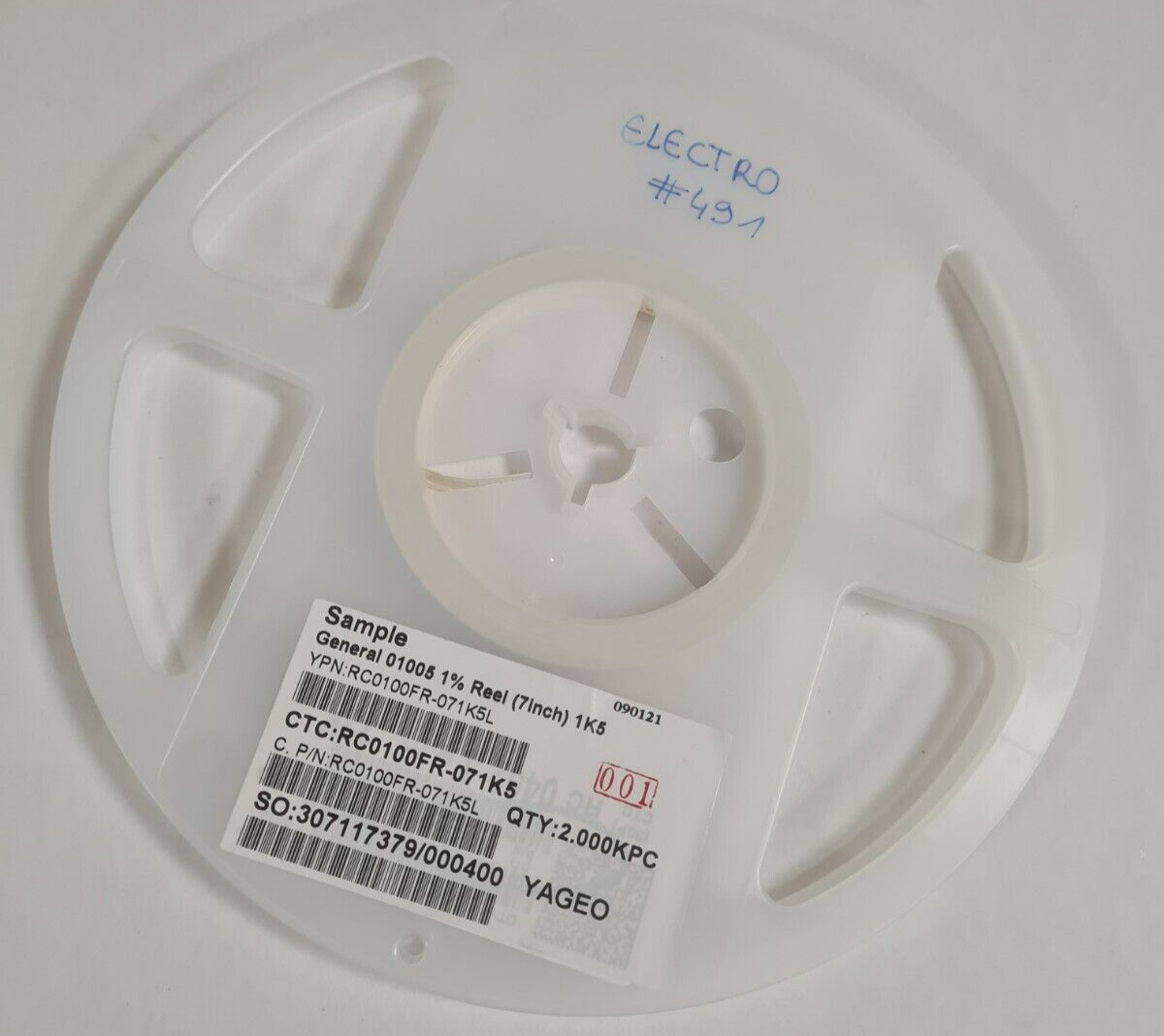 RC0100FR-071K5L Res 1.5K Ohm 1% 1/32W 01005 YAGEO 2 000 Einheiten | eBay