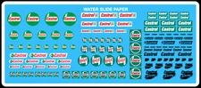 Decals Decals CASTROL RACING 1/43 1/32 1/24 Car Water slide gasoline decal