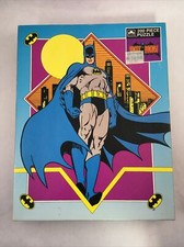 Batman Jigsaw Puzzle Vintage 1989 NOS Golden 200 Piece Puzzle DC Comics SEALED