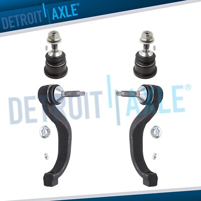 Front Lower Ball Joints Tie Rods for Ford Thunderbird Jaguar S-Type Lincoln LS