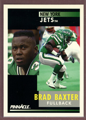 1991 Pinnacle Football #230 Brad Baxter (Jets)