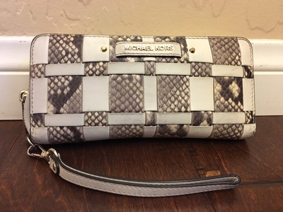 michael kors wallet snakeskin