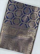 Women's Woven Design Zari Work Jacquard Silk Saree With Unstitched Blouse Piece