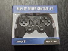 Armor3 Sony PlayStation 3 Wired Black Game Co...
