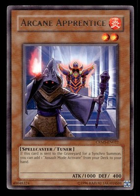 Arcane Apprentice CRMS-EN022 Crimson Crisis 1st Edition Yu-Gi-Oh! TCG Single