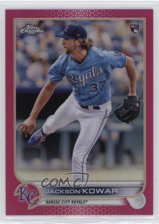 2022 Topps Chrome Magenta Refractor /399 Jackson Kowar #188 Rookie RC