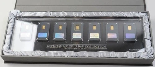 Investment Coin Bar 7 Gold Bars of 1 Gram Each