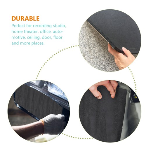 2 Pcs Sound Insulation Cotton Automobile Damping Pad Pads Silence Deadening Mat - Picture 9 of 11