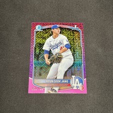 2025 Bowman Chrome Prospects Hyun-Seok Jang #BCP-51 Pink Mojo Refractor /199
