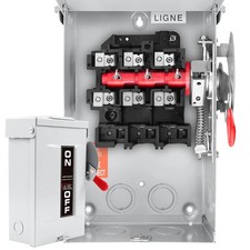 30 Amp Disconnect Switch,3 Pole Safety Switch,Non-Fusible,Indoor Outdoor,Meeting