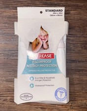 Allerease Pillow Protector Standard 20x26 Zippered Waterproof Allergy Protection