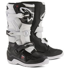 Alpinestars Tech 7 S Youth Motorcycle Boots Black White