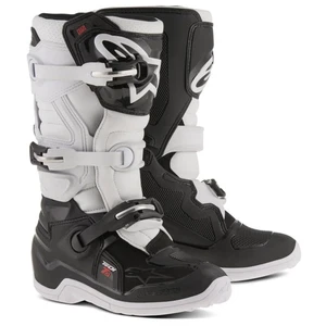 Alpinestars Tech 7 S Youth Motorcycle Boots Black White