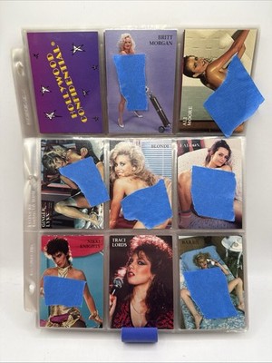 HOLLYWOOD CONFIDENTIAL Complete 90 card set 1992 Adult trading cards NM  NUDES
