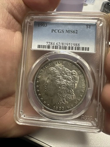 1903 Morgan Silver Dollar PCGS MS62