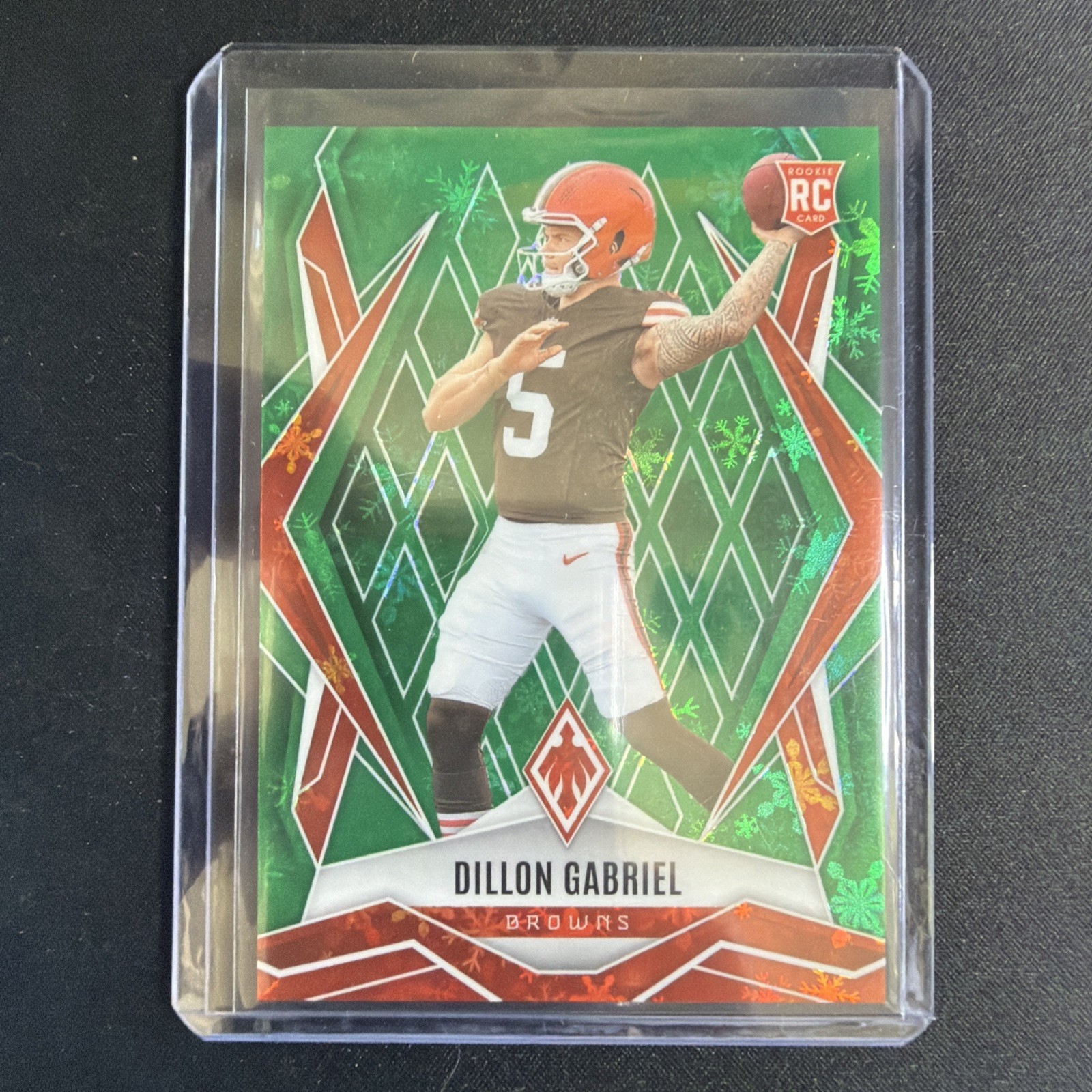 2025 Panini Phoenix Dillon Gabriel RC #175 Green Winter /149 Rookie