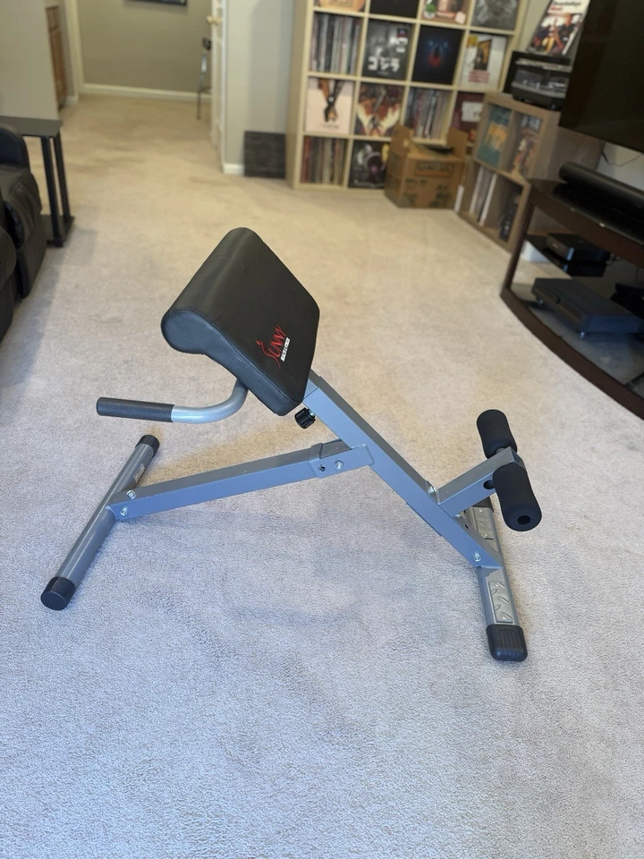 Silla romana plegable de hiperextensión de 45 grados Sunny Health & Fitness - SF-BH6629 Foto 4 de 4