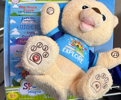 Spark Create Imagine Interactive Learning Bear, Recites 8 Stories, Sings 6 Songs